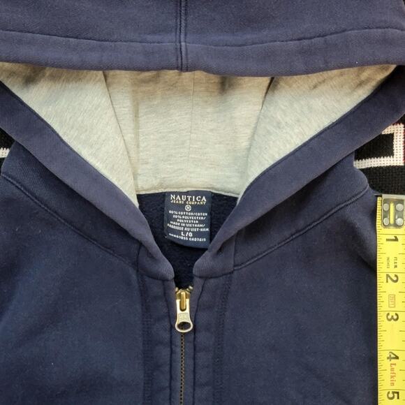 Y2K Nautica Jeans Zip-Up - Picture 2 of 6